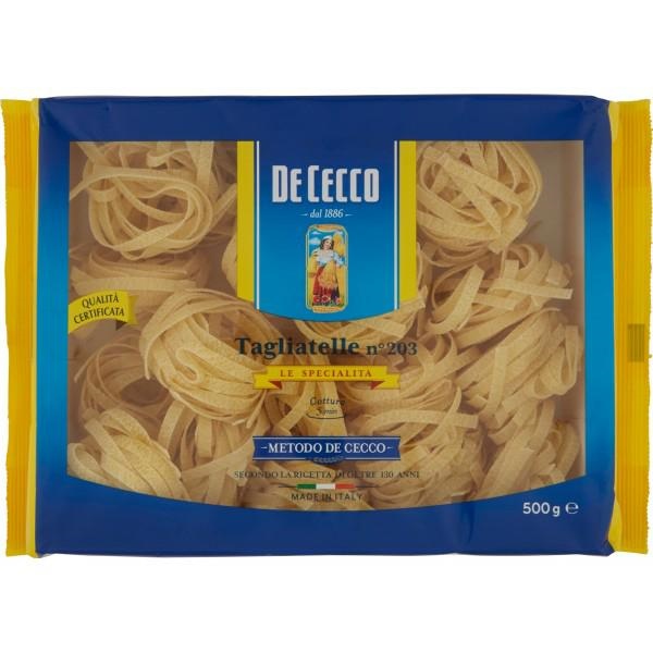TAGLIATELLE UOVO GR.500 N.304   DE CECCO