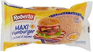 MAXI HAMBURGER C/SESAMO 4PZ     ROBERTO