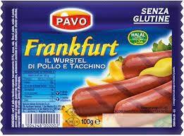 WURSTEL PAVO FRANKFURT 100GR.   AIA