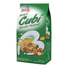 WAFER CUBI' NOCCIOLA GR.250     BALCONI