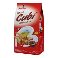 WAFER CUBI' CACAO GR.250        BALCONI