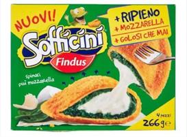 SOFFICINI SPINACI/MOZZ.GR.250   FINDUS